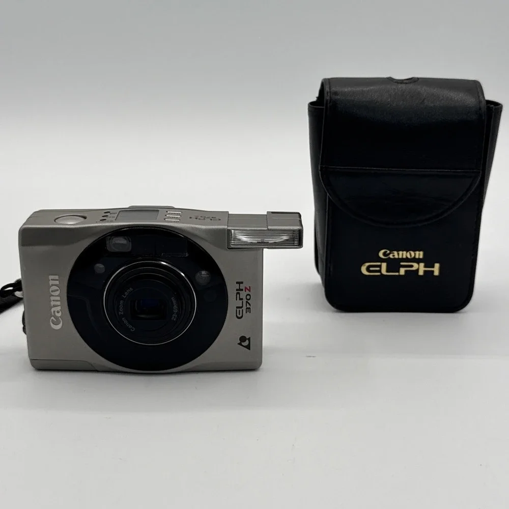 Canon 370Z ELPH 35mm Point and Shoot Film Camera 23 to 69mm Zoom WORKS